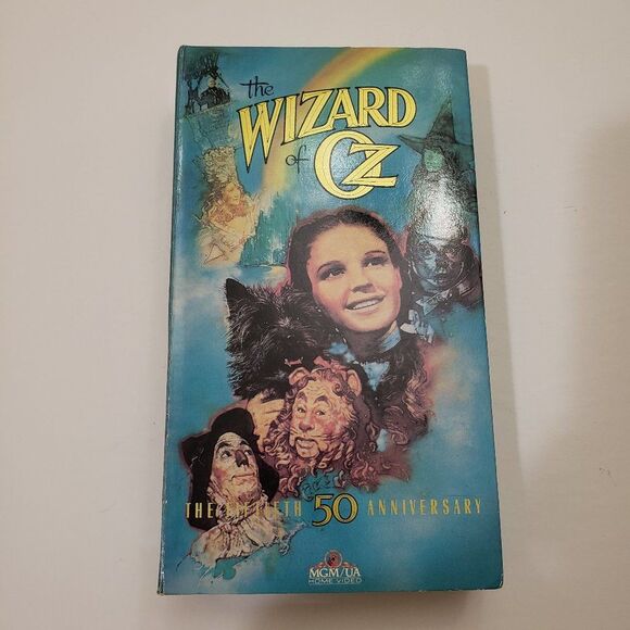 Vintage 1989 Wizard of Oz 50th Ann. VHS & Book - Picture 4 of 14